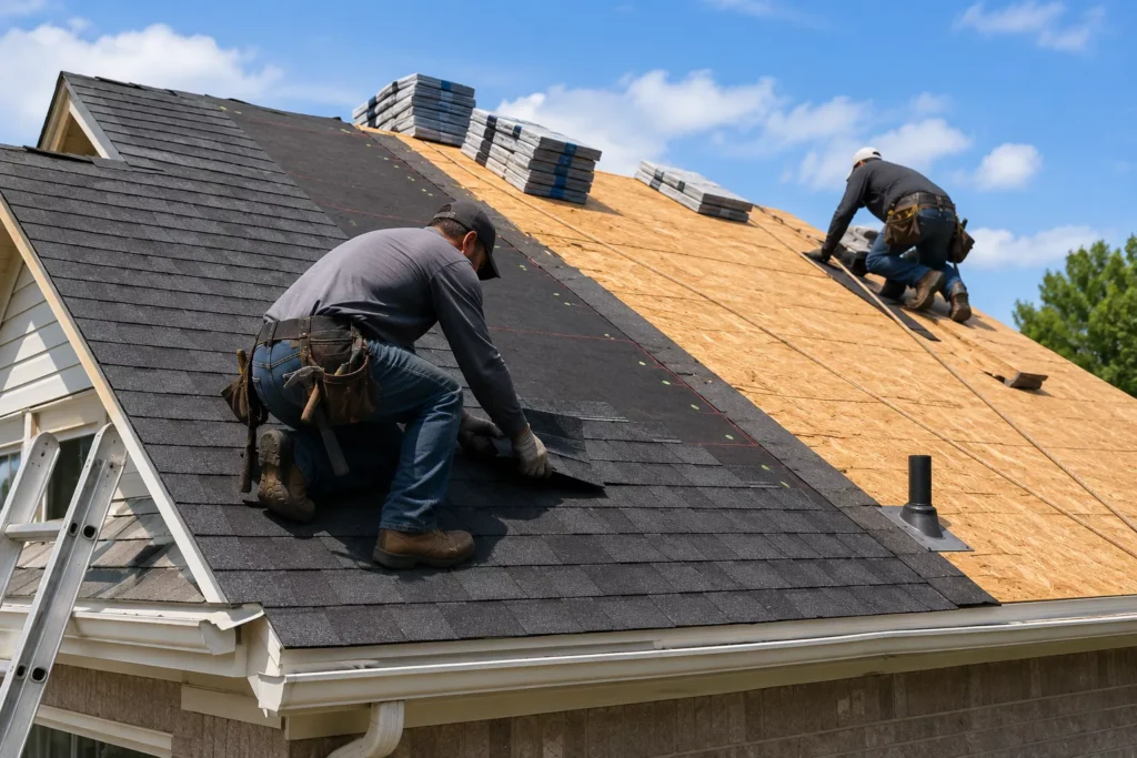 New roof replacement project in Allen TX