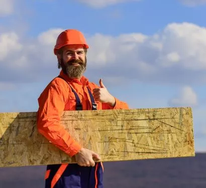 Professional roofing team member works in Allen TX