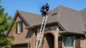 Cheapest way to repair a roof by replacing damaged shingles in Allen TX.