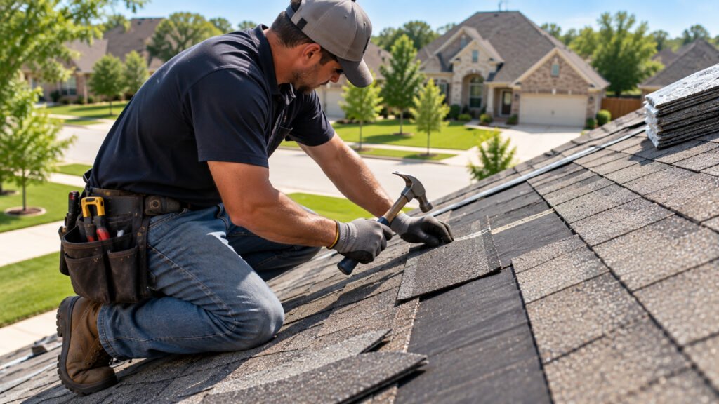 common roof repair services in Allen TX