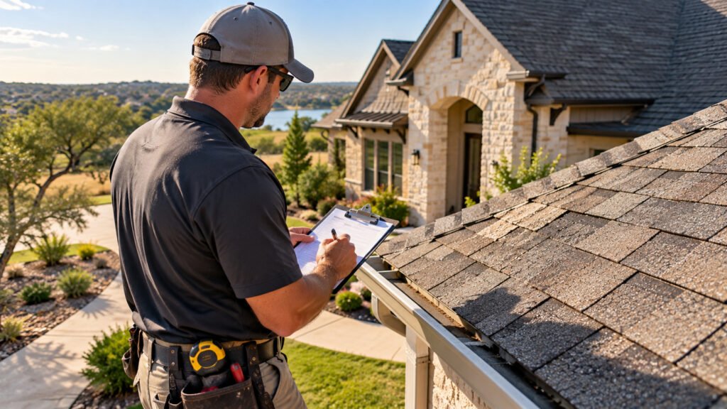 roof repair estimate and inspection in Allen TX